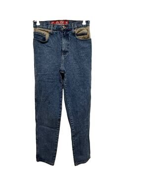 Vintage 90’s Joujou High Rise Tapered Mom Jeans 27x30 Medium Stonewashed Blue